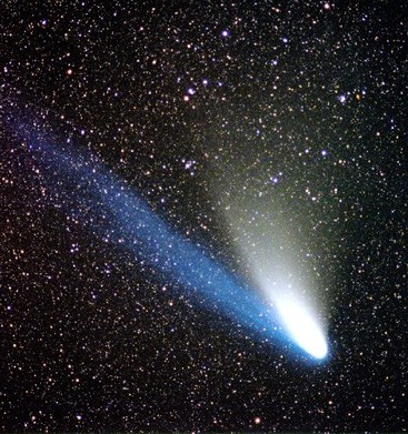 La cometa Hale-Bopp fotografata dall'Osservatorio Astronomico di Asiago nel 1997