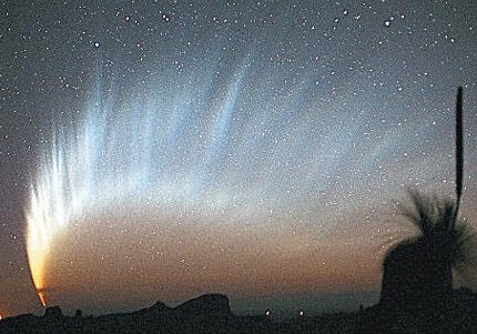 Foto della cometa McNaught fatta nel gennaio 2007 dallo scopritore
