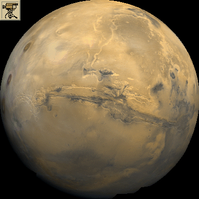 La Valles Marineris vista dallo spazio e un'animazione, ottenuta usando immagini prese dalla Mars Reconaissance Orbiter, di un volo attraverso di essa