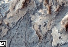 Foto della Mars Reconnaisance Orbiter della Melas Chasma