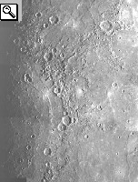 Foto della Mercury 10 del Caloris Planitia