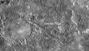 Immagine della Arecibo Vallis