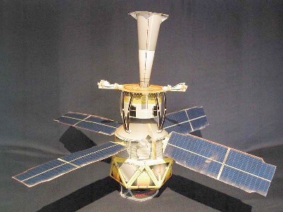 Modellino della Gravity probe 