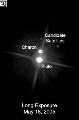 La scoperta dei satelliti di Plutone