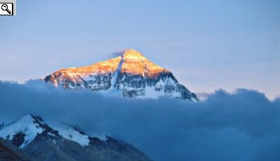 Una splendida foto della cima del Monte Everest